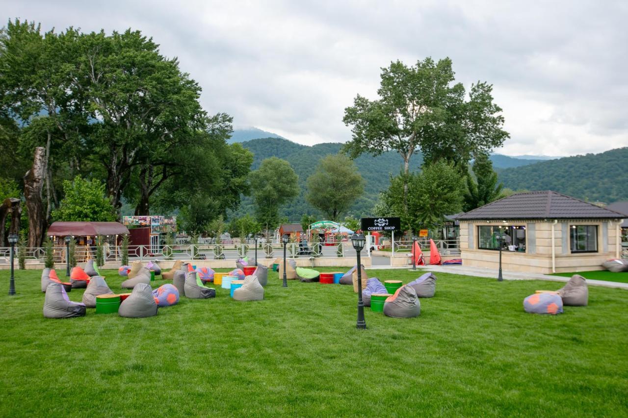 Nohur Hotel Gabala Nohurqislaq ภายนอก รูปภาพ